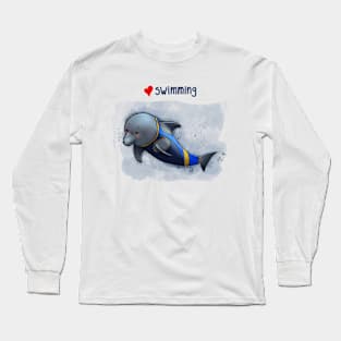 Love swimming Long Sleeve T-Shirt